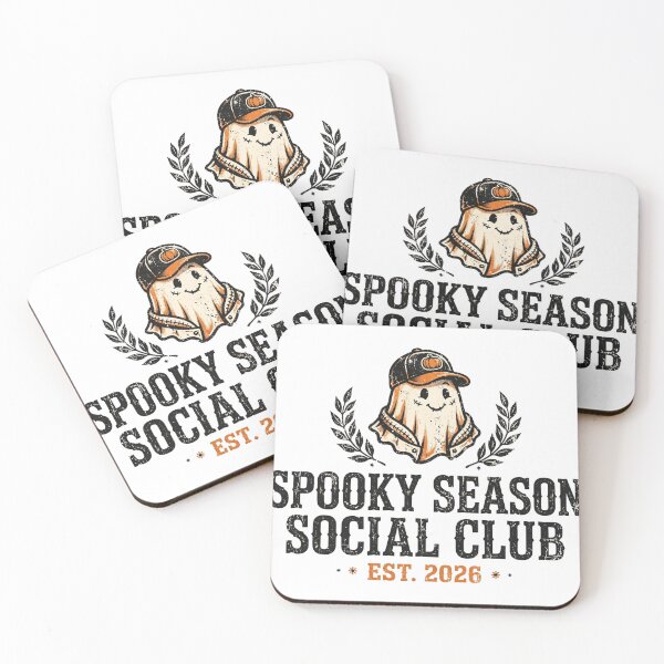 Item preview, Spooky Season Social Club Shirt — Vintage Halloween Tee designed and sold by unthinkabletees.