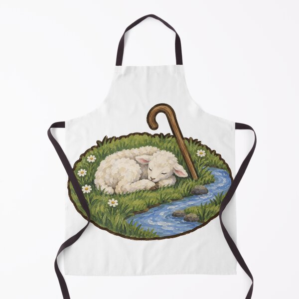 Item preview, Sleeping Lamb by Still Waters and Green Pastures designed and sold by eignvalue.