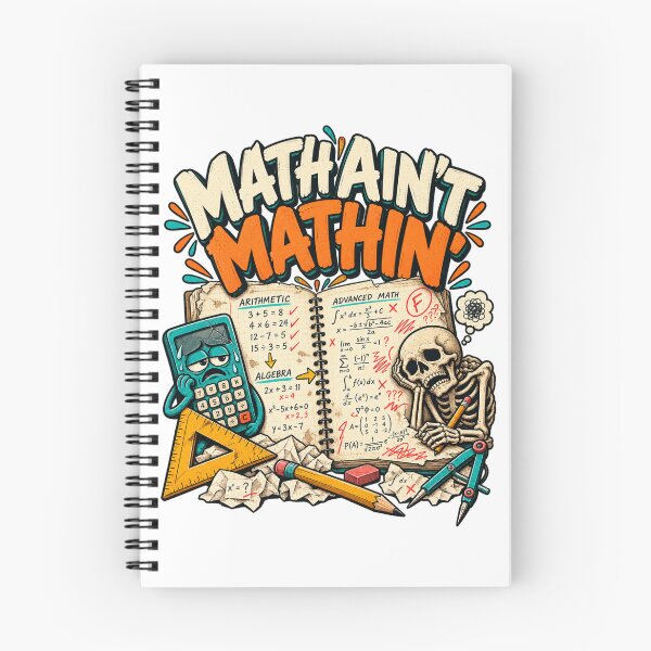 Item preview, Math Ain't Mathin Funny Math Teacher Student Oversized T-Shirt designed and sold by omar ousalah.