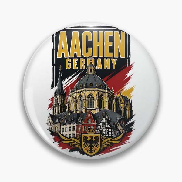 Item preview, Aachen Germany Vintage Travel Tourism designed and sold by TravelersGems.
