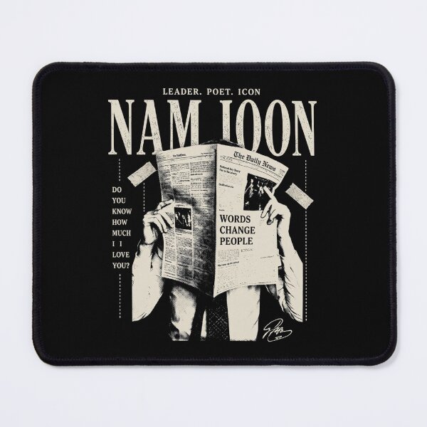 Item preview, Leader. Poet. Icon Nam Joon Do You Know How Much I Love You? Words Change People Kpop BTS RM ARMY designed and sold by winterroseaa.