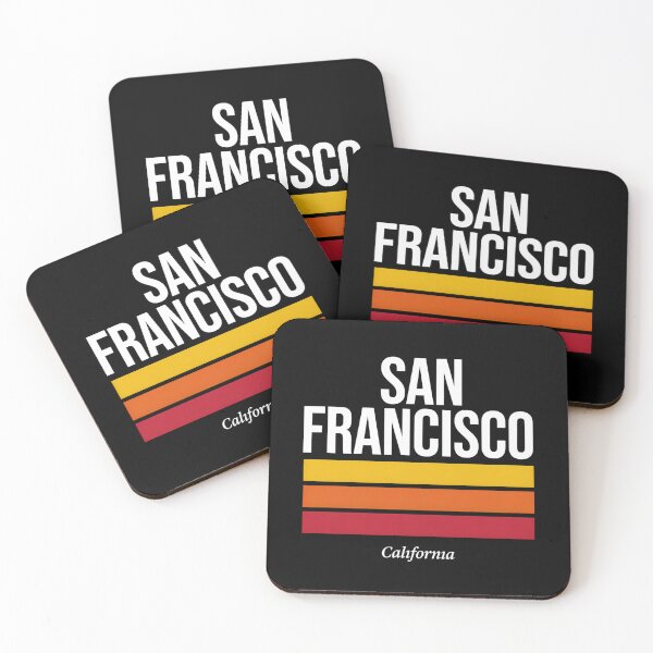 Item preview, San Francisco California Vintage Retro Sunset Stripes designed and sold by Enea Kelo.