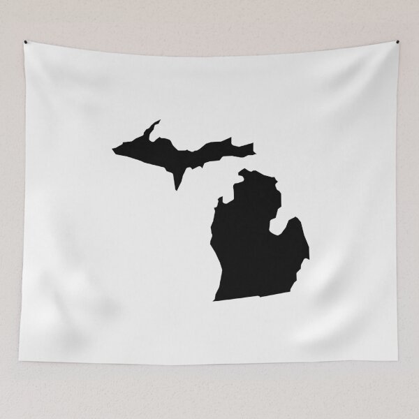 Item preview, Michigan State Silhouette MI designed and sold by shitpostee.