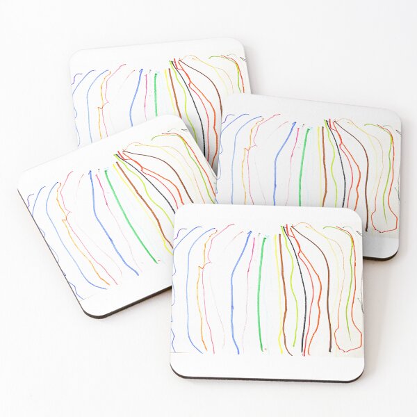 Item preview, The Rainbow Waterfall - Pure Kids Drawing designed and sold by TwoLinesArt.