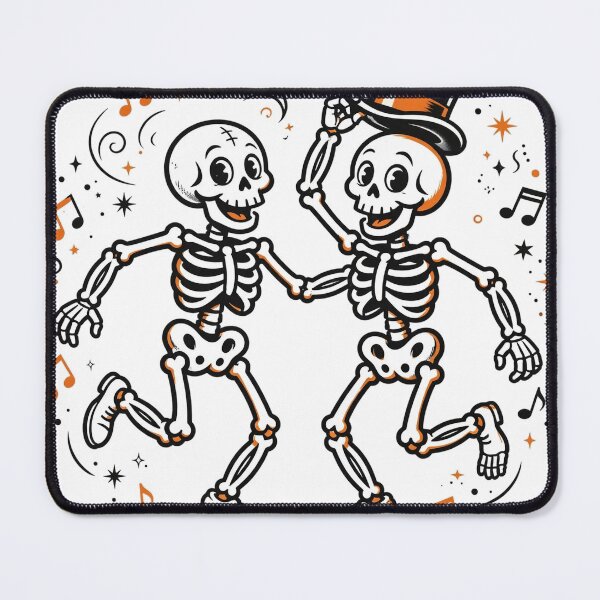 Item preview, Dancing Skeletons Shirt — Vintage Retro Halloween Tee designed and sold by unthinkabletees.