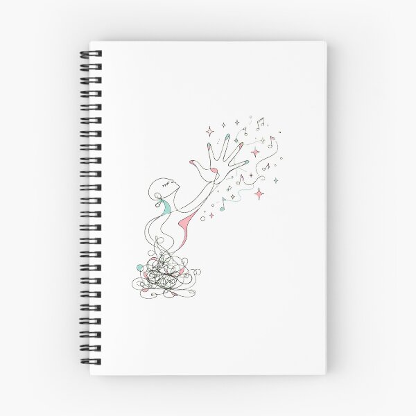 Item preview, Music Expression Line Art Figure Creative Soul designed and sold by nortowelcomics.