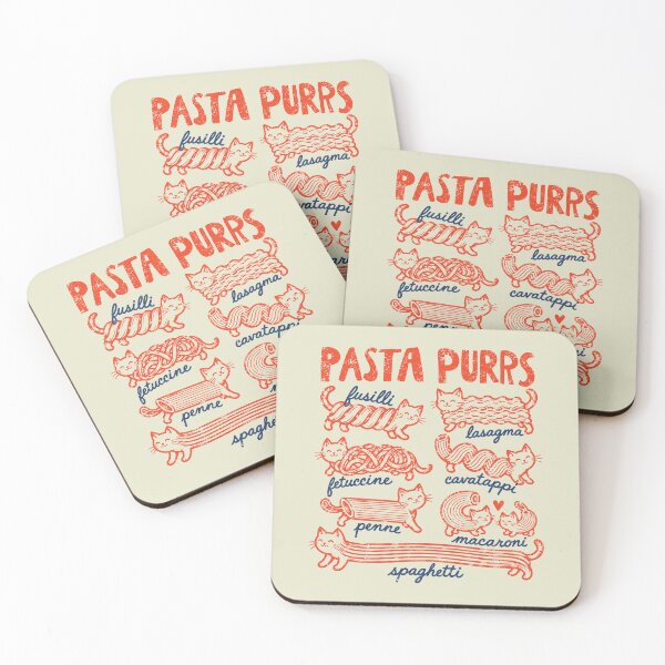 Item preview, Funny  Pasta Purrs, Funny Cat, Italian Pasta Lover, Foodie Cat designed and sold by Sallyjoywaxart.