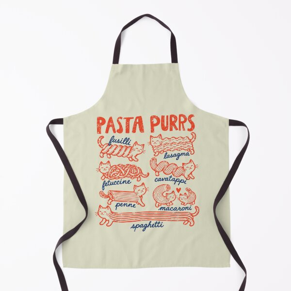 Item preview, Funny  Pasta Purrs, Funny Cat, Italian Pasta Lover, Foodie Cat designed and sold by Sallyjoywaxart.