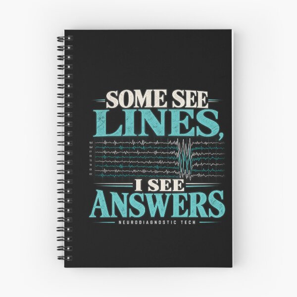 Item preview, Some See Lines I See Answers – Neurodiagnostic Tech designed and sold by amndro.