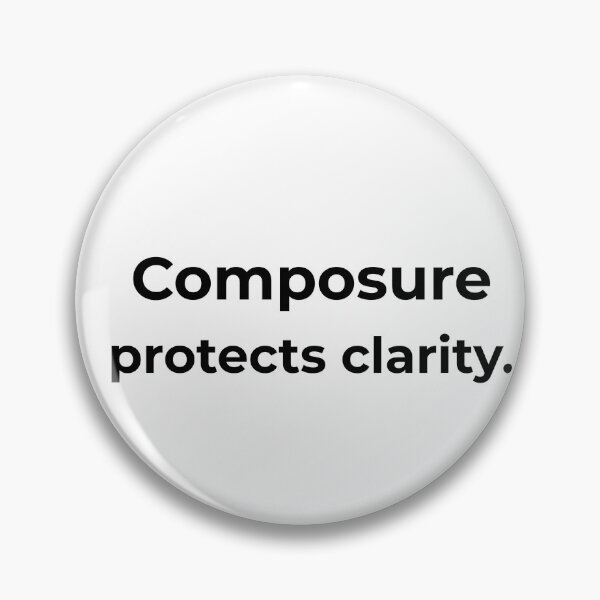 Item preview, Composure protects clarity. designed and sold by MPSTUDIOPL.