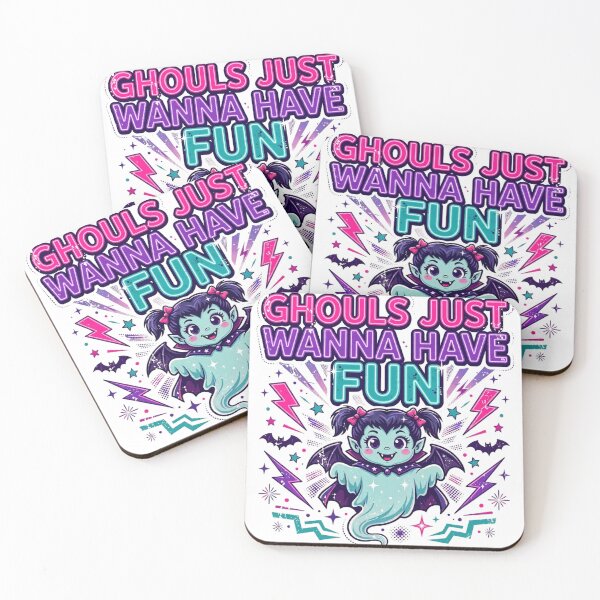Item preview, Ghouls Just Wanna Have Fun Shirt — 80s Retro Halloween Tee designed and sold by unthinkabletees.