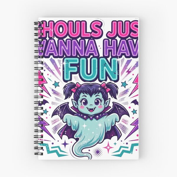 Item preview, Ghouls Just Wanna Have Fun Shirt — 80s Retro Halloween Tee designed and sold by unthinkabletees.