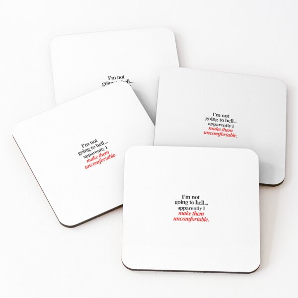 Item preview, I’m Not Going to Hell – Sarcastic Dark Humor Quote designed and sold by SarcasmAndSpite.