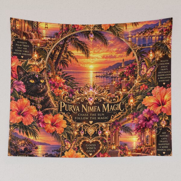 Item preview, PURVA NIMFA MAGIC, CHASE THE SUN, FOLLOW THE MAGIC designed and sold by PurvaNimfaMagic.