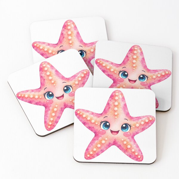 Item preview, Cute pink starfish designed and sold by trendspatterns.