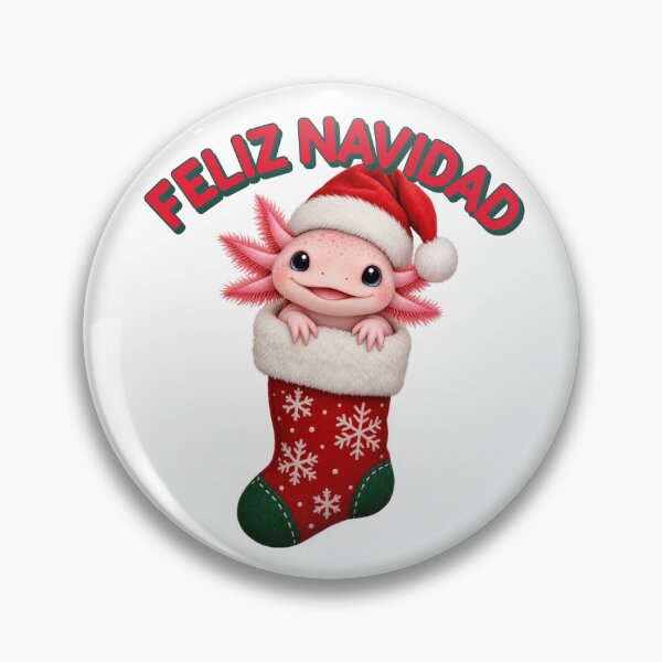 Item preview, Feliz Navidad Axolotl designed and sold by Giddy Bear Gifts.