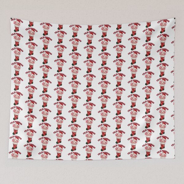 Item preview, Feliz Navidad Axolotl designed and sold by Giddy Bear Gifts.