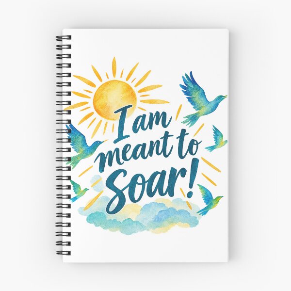 Item preview, I Am Meant to Soar! — Inspirational Sun & Birds designed and sold by Your 3 Eyes.