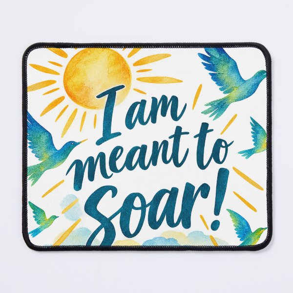 Item preview, I Am Meant to Soar! — Inspirational Sun & Birds designed and sold by Your 3 Eyes.