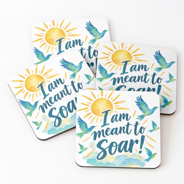 Item preview, I Am Meant to Soar! — Inspirational Sun & Birds designed and sold by Your 3 Eyes.