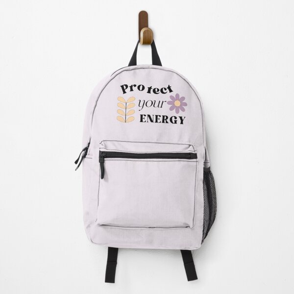 Item preview, Protect Your Energy | Aesthetic Daisy Floral Typography designed and sold by MiaBellaGirl.