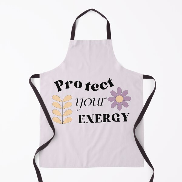 Item preview, Protect Your Energy | Aesthetic Daisy Floral Typography designed and sold by MiaBellaGirl.