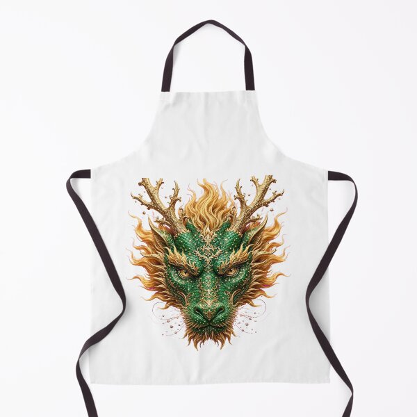Item preview, Emerald Celestial Dragon Emperor of Stars Fantasy Epic Art designed and sold by  One City Two Children Studio.
