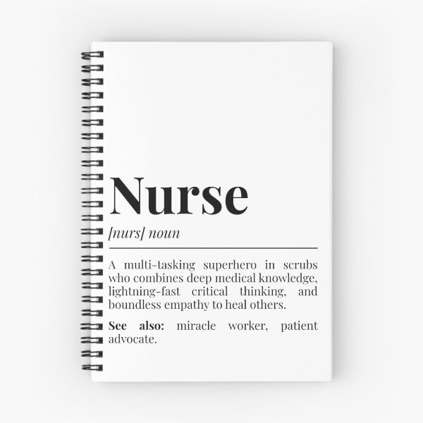 Item preview, Nurse Definition Funny Superhero in Scrubs Medical Design | Registered Nurse Dictionary Meaning Healthcare Professional Gift | Nursing Student and RN Definition Minimalist Decor designed and sold by LitzoyGlobeArt.