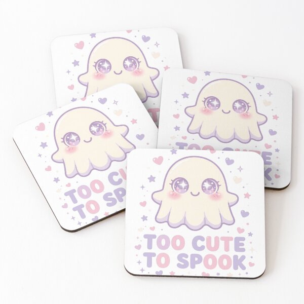Item preview, Too Cute to Spook Shirt — Kawaii Ghost Halloween Tee designed and sold by unthinkabletees.
