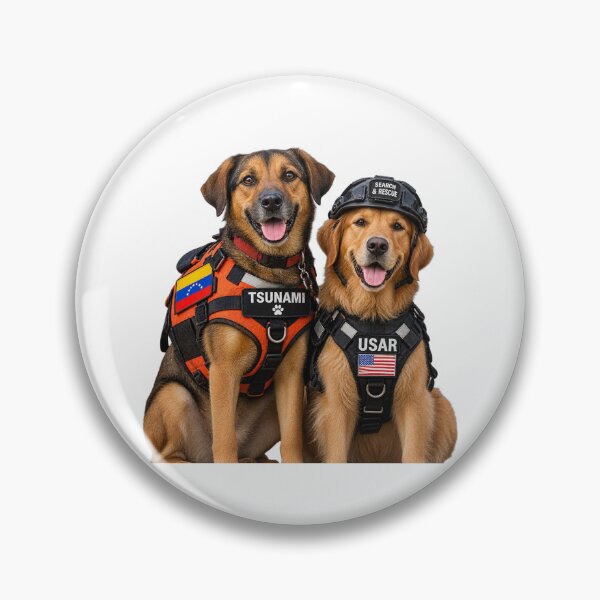 Item preview, Heroes on Four Paws – Tsunami & USAR designed and sold by FootprintofLove.
