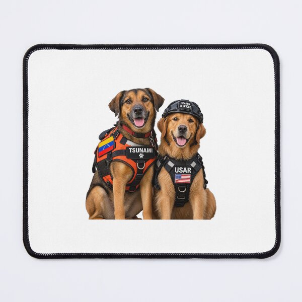 Item preview, Heroes on Four Paws – Tsunami & USAR designed and sold by FootprintofLove.