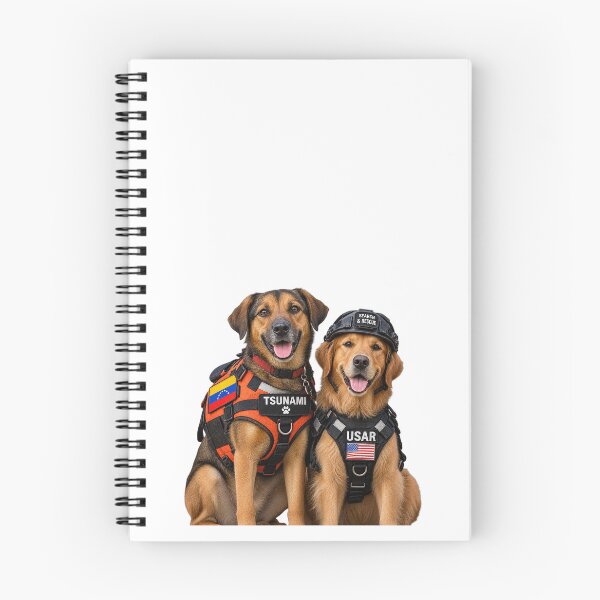 Item preview, Heroes on Four Paws – Tsunami & USAR designed and sold by FootprintofLove.