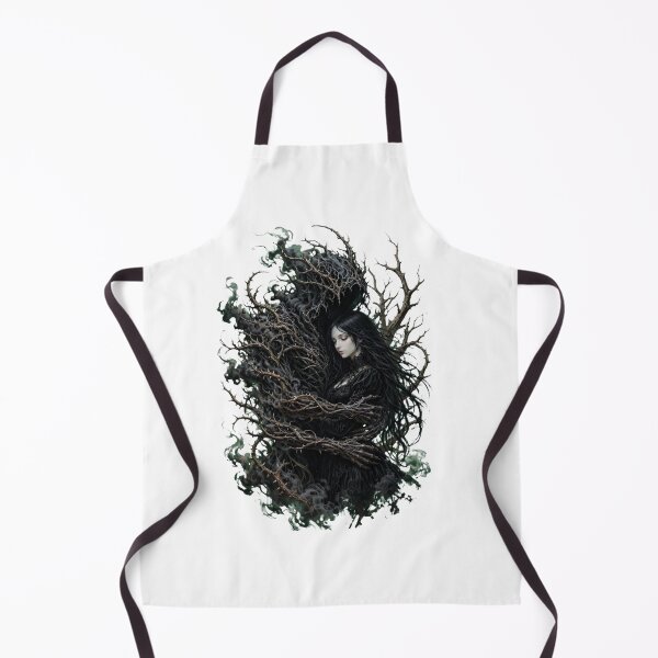 Item preview, Thorn Embrace Gothic Dark Forest Woman Tree Surreal Art designed and sold by  One City Two Children Studio.