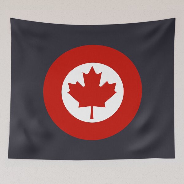 Item preview, 1967 RCAF Centennial Roundel | Canadian Centennial Maple Leaf Aircraft Insignia | Royal Canadian Air Force Aviation Heritage designed and sold by VoglR.