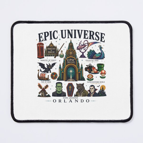 Item preview, Epic Universe Orlando Theme Park Vacation Pop Culture Fandom designed and sold by winterroseaa.