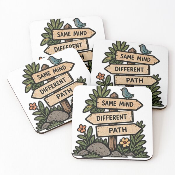 Item preview, Same Mind Different Path Quote Graphic designed and sold by Bawwe.