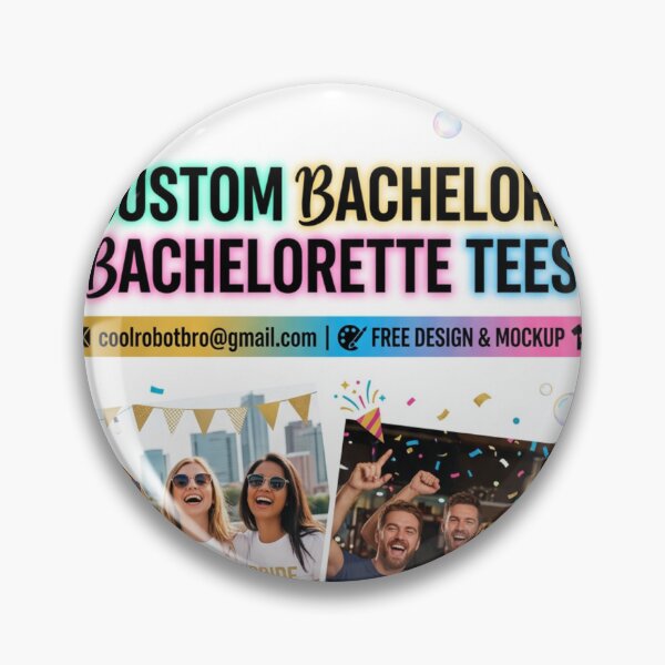 Item preview, Bachelor Bachelorette Party TShirt Tee Top Shirt Original Custom Design (email us for custom) designed and sold by Cool Robot Bro..