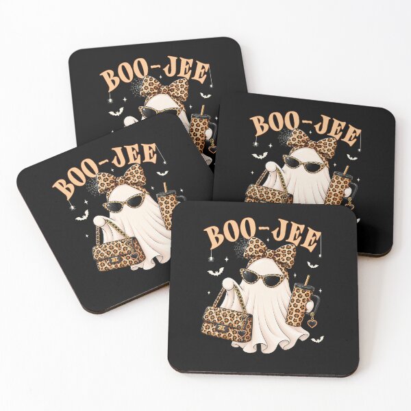 Item preview, Leopard Boo Jee Boujee Ghost Coffee Halloween October Vibes designed and sold by Pider-Vampire.