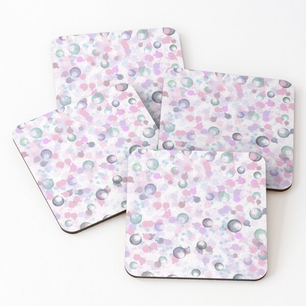 Item preview, Pastel Dreamscape – Abstract Circles & Soft Paint Splatter Pattern designed and sold by GemniShop.