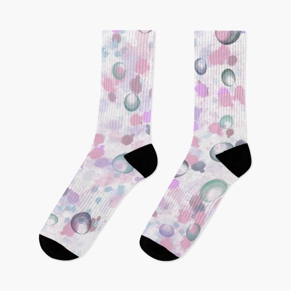 Item preview, Pastel Dreamscape – Abstract Circles & Soft Paint Splatter Pattern designed and sold by GemniShop.