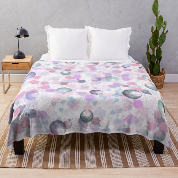 Item preview, Pastel Dreamscape – Abstract Circles & Soft Paint Splatter Pattern designed and sold by GemniShop.