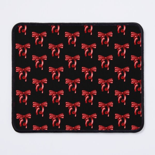 Item preview, Red Christmas Bow with Snowflakes Pattern designed and sold by vikko-art.