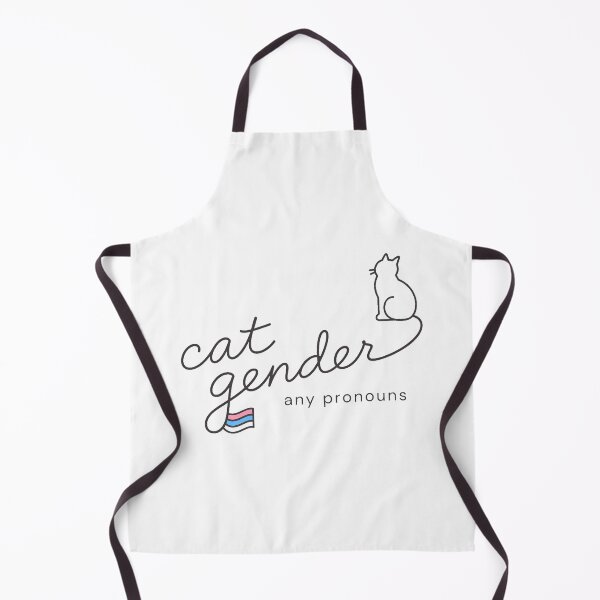 Item preview, Cat Gender Pronoun Flag Art Transgender Ally designed and sold by nortowelcomics.