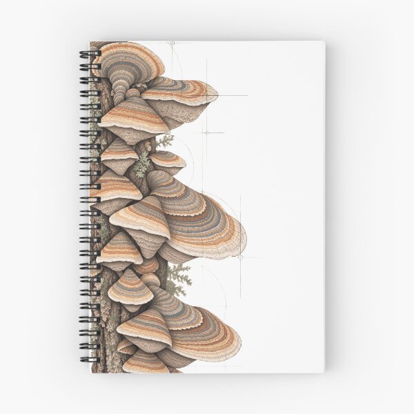 Item preview, Bracket Study, Color, Shelf Fungus Illustration designed and sold by wildlifethings.