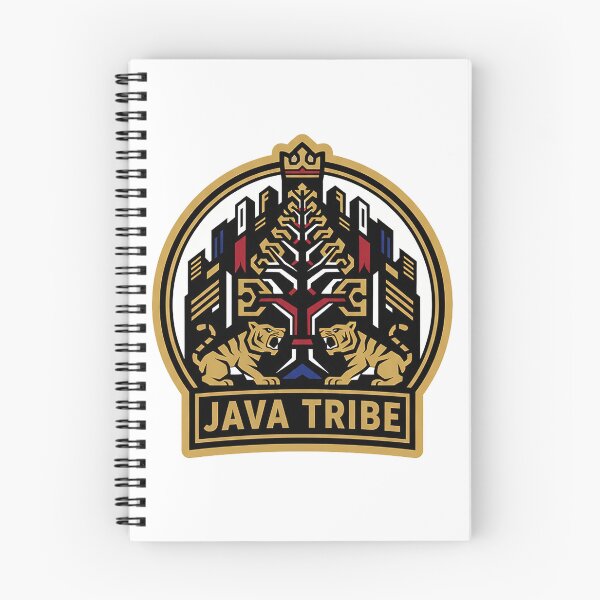 Item preview, Java Tribe Twin Tiger Crown City Badge Sticker designed and sold by cannsuh.