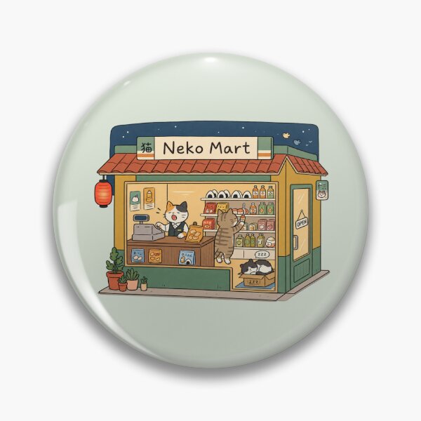 Item preview, Neko Mart | Kawaii Japanese Cat Shop Pixel Art designed and sold by MrDev.