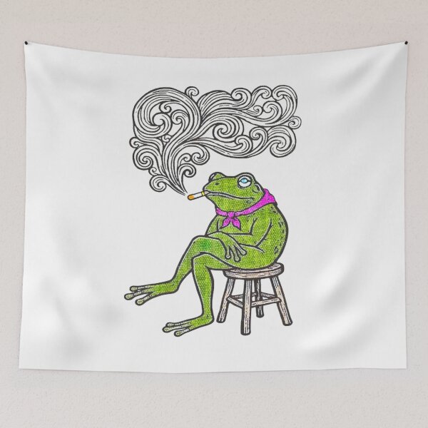 Item preview, I Said I’d Quit, But Here We Are - Toad-ally Addicted designed and sold by ECE Love.