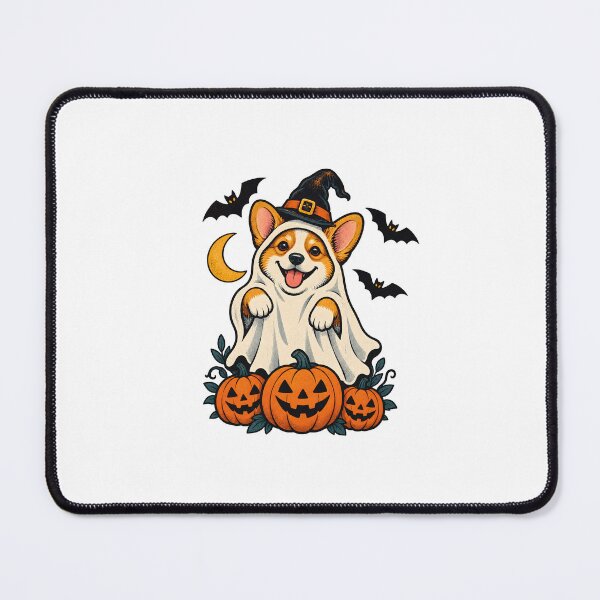 Item preview, Halloween Dogs Pets Corgi Ghost Pumpkin designed and sold by calicito.