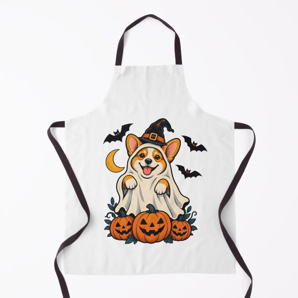 Item preview, Halloween Dogs Pets Corgi Ghost Pumpkin designed and sold by calicito.