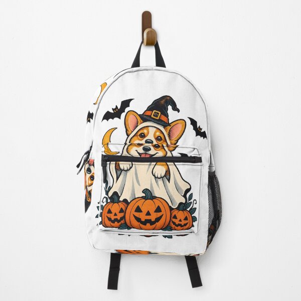 Item preview, Halloween Dogs Pets Corgi Ghost Pumpkin designed and sold by calicito.